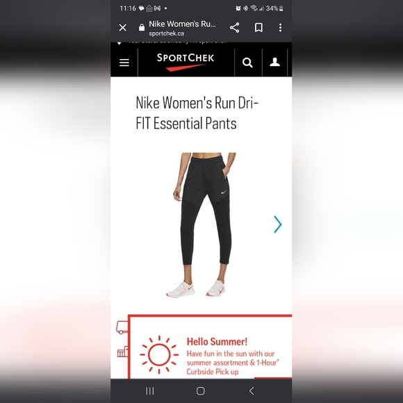 Womens Nike run dri fit essential pants XL - Picture 8 of 11